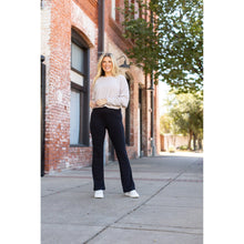 Load image into Gallery viewer, Ready to Ship | The Vanessa - 30” - Black Bootcut Leggings R2