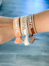 Load image into Gallery viewer, "Thankful" Woven Bracelets