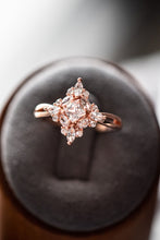 Load image into Gallery viewer, Lily Multi-Stone Rose Gold Ring