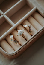 Load image into Gallery viewer, Janece 3PC Champagne Gold Ring Set