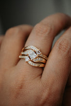 Load image into Gallery viewer, Helia 3PC Gold Ring