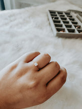 Load image into Gallery viewer, Gretchen Dainty Solitaire 14K Gold Ring