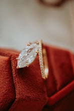 Load image into Gallery viewer, Tanya Marquise Cut Champagne Gold Ring