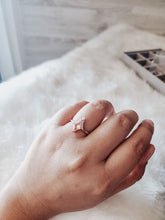 Load image into Gallery viewer, Nina Champagne Morganite Rose Gold Ring
