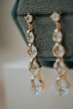 Load image into Gallery viewer, Elayna Gold Dangle Earrings