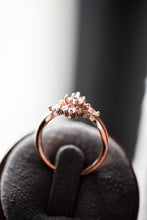 Load image into Gallery viewer, Lily Multi-Stone Rose Gold Ring