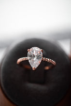 Load image into Gallery viewer, Penelope Pear Cut Rose Gold Ring