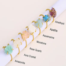 Load image into Gallery viewer, Millie Twist Natural Stone Open Size Ring
