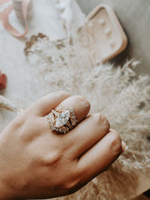 Load image into Gallery viewer, Janece 3PC Champagne Gold Ring Set