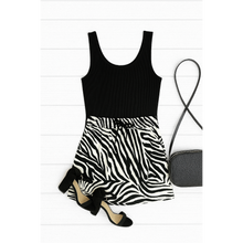 Load image into Gallery viewer, Ready to Ship | The Zoe - Zebra Print Jogger Skirt