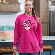 Load image into Gallery viewer, Poncho Fleece sweetheart trio