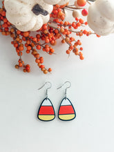 Load image into Gallery viewer, "Candy Corn" Dangle Earrings