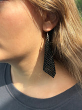 Load image into Gallery viewer, "Black Flag" Dangles