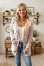 Load image into Gallery viewer, Neutral Eyelet Knit Cardigan