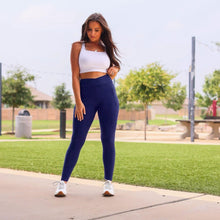 Load image into Gallery viewer, PreOrder | The Nadia - NAVY Crossover Full Length Leggings with Pockets - Luxe Leggings by Julia Rose®