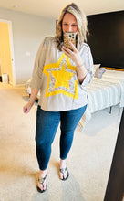 Load image into Gallery viewer, Floral Star Patchwork Top