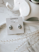 Load image into Gallery viewer, Pear Shaped Cubic Zircon Stud Earrings