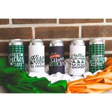 Load image into Gallery viewer, *Ready to Ship| St. Patrick’s Day Neoprene Slim & Regular Can Holders