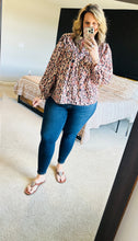 Load image into Gallery viewer, Oversized Leopard Blouse