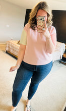 Load image into Gallery viewer, Corded Colorblock Tee