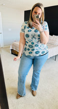Load image into Gallery viewer, Turquoise Mesh Top
