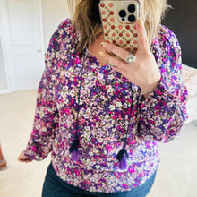 Load image into Gallery viewer, Violet Boho Blouse