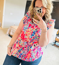 Load image into Gallery viewer, Floral Boho Babydoll Top
