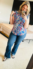 Load image into Gallery viewer, Floral Boho Babydoll Top