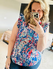 Load image into Gallery viewer, Floral Boho Babydoll Top