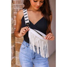 Load image into Gallery viewer, Ready to Ship | The Valentina - Removable Fringe Crossbody Sling Bag