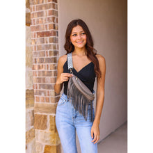 Load image into Gallery viewer, Ready to Ship | The Valentina - Removable Fringe Crossbody Sling Bag