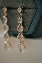 Load image into Gallery viewer, Elayna Gold Dangle Earrings