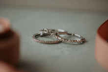 Load image into Gallery viewer, Zuri 3PC Sterling Silver Ring Set