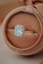Load image into Gallery viewer, Romy Cushion Cut Silver Ring