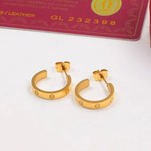 Load image into Gallery viewer, Lia C-Shape Stud Earrings