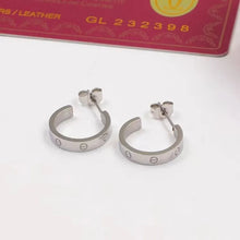 Load image into Gallery viewer, Lia C-Shape Stud Earrings