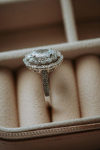 Load image into Gallery viewer, Eloise Oval Sterling Silver Engagement Ring