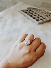 Load image into Gallery viewer, Eliza Oval Cut Sterling Silver Ring