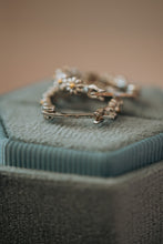 Load image into Gallery viewer, Florabel Daisy Silver Hoop Earrings