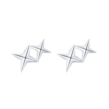 Load image into Gallery viewer, Twinkle Sterling Silver Stud Earrings
