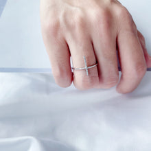 Load image into Gallery viewer, Cross Sterling Silver Ring