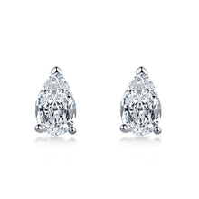 Load image into Gallery viewer, Pear 5A Cubic Zircon Stud Earrings