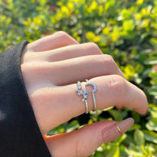 Load image into Gallery viewer, Micah 2PC Sterling Silver Ring Set