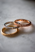 Load image into Gallery viewer, Amina Champagne Gold Ring Band