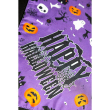 Load image into Gallery viewer, Julia Rose Halloween dog triangle collar scarf, Halloween dog bandana triangle style
