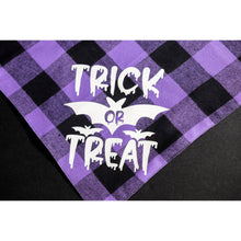 Load image into Gallery viewer, Julia Rose Halloween dog triangle collar scarf, Halloween dog bandana triangle style
