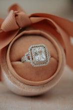 Load image into Gallery viewer, Xanthe Cushion Cut Silver Ring