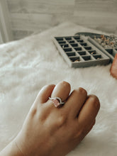 Load image into Gallery viewer, Astrid Radiant Cut Pink Gemstone Sterling Silver Ring