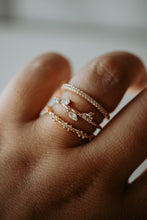 Load image into Gallery viewer, Zuri 3PC Champagne Gold Ring Set