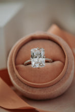 Load image into Gallery viewer, Katrina Radiant Cut Sterling Silver Ring